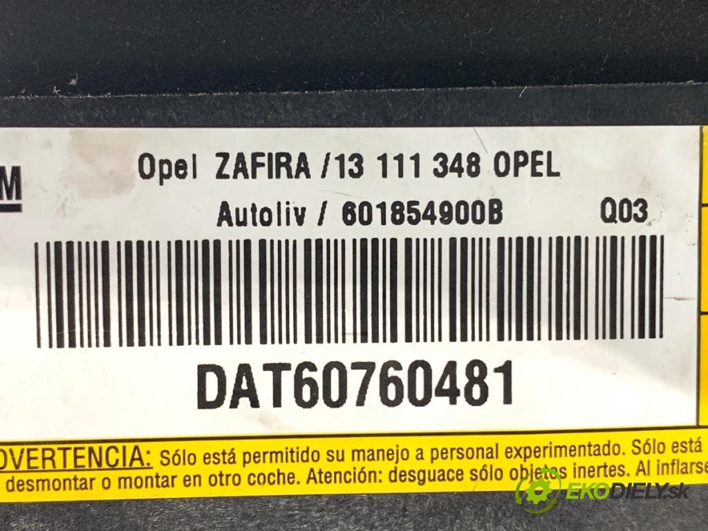 OPEL ZAFIRA B nadwozie wielkoprzestrzenne (MPV) 2006 74 kW 1.9 CDTI (M75) 1910 AirBag volantu 13111348 (Airbag)
