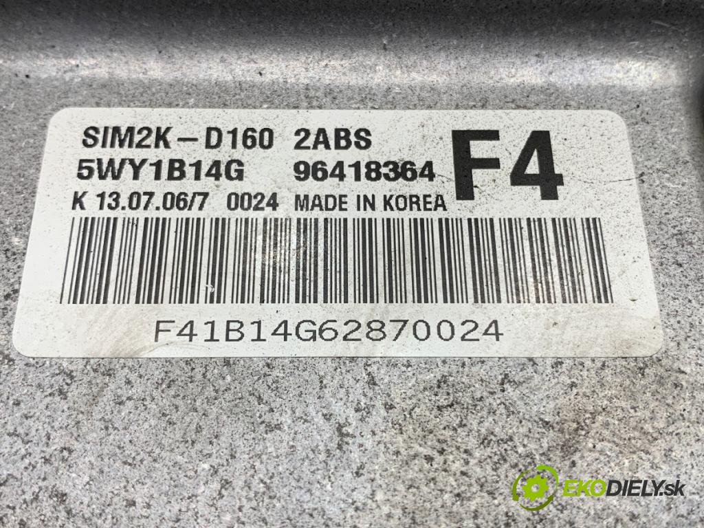 CHEVROLET EPICA sedan 2006 105 kW 2.0 1993 riadiaca jednotka Motor 96418364 (Riadiaca jednotka)
