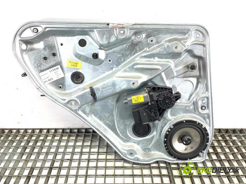 VW PASSAT B5 sedan 1997 92 kW 1.8 1781 mechanismus okna levý zadní část 3B5839751G