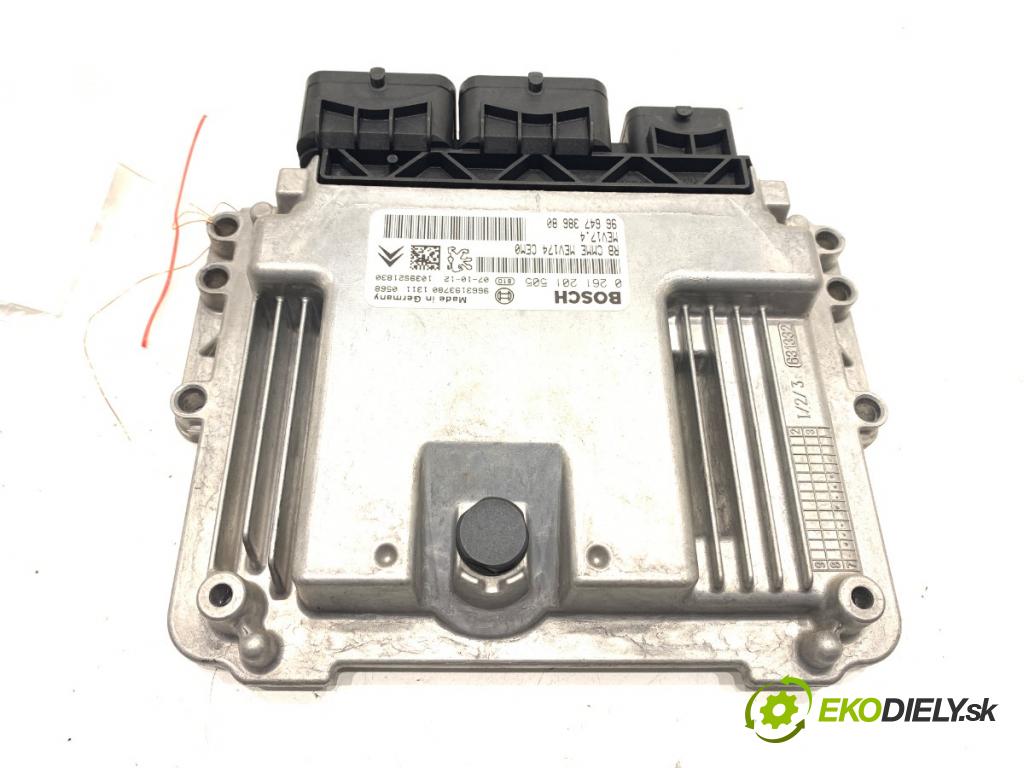 PEUGEOT 207 Kombi 2007 88 kW 1.6 16V 1598 riadiaca jednotka Motor 9664738680 (Riadiaca jednotka)