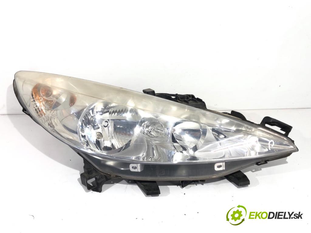 PEUGEOT 207 Kombi 2007 88 kW 1.6 16V 1598 Svetlomet pravy predný 89900879