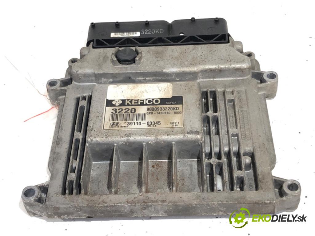 HYUNDAI i20 liftback 2009 57 kW 1.2 1248 riadiaca jednotka Motor 39110-03345 (Riadiaca jednotka)