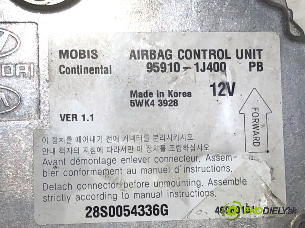 HYUNDAI i20 liftback 2009 57 kW 1.2 1248 senzor airbag 95910-1J400 (Snímač)