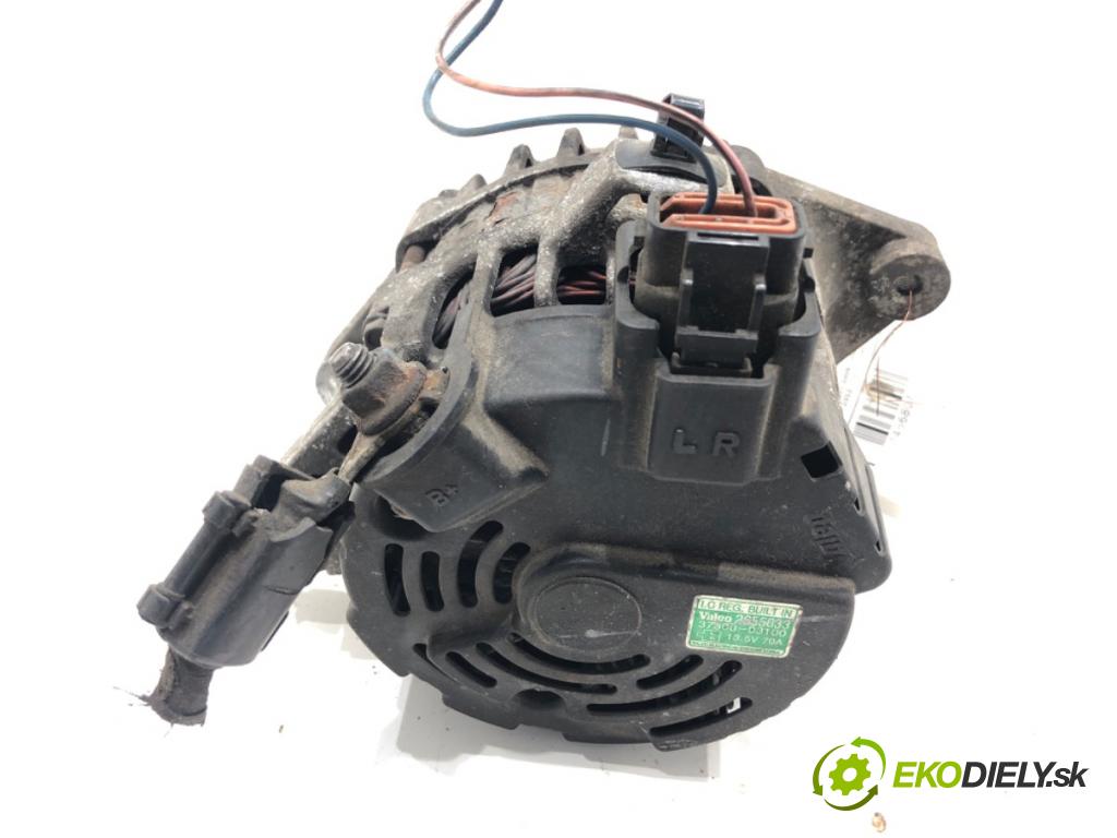 HYUNDAI i20 liftback 2009 57 kW 1.2 1248 Alternátor 37300-03100 (Alternátor)