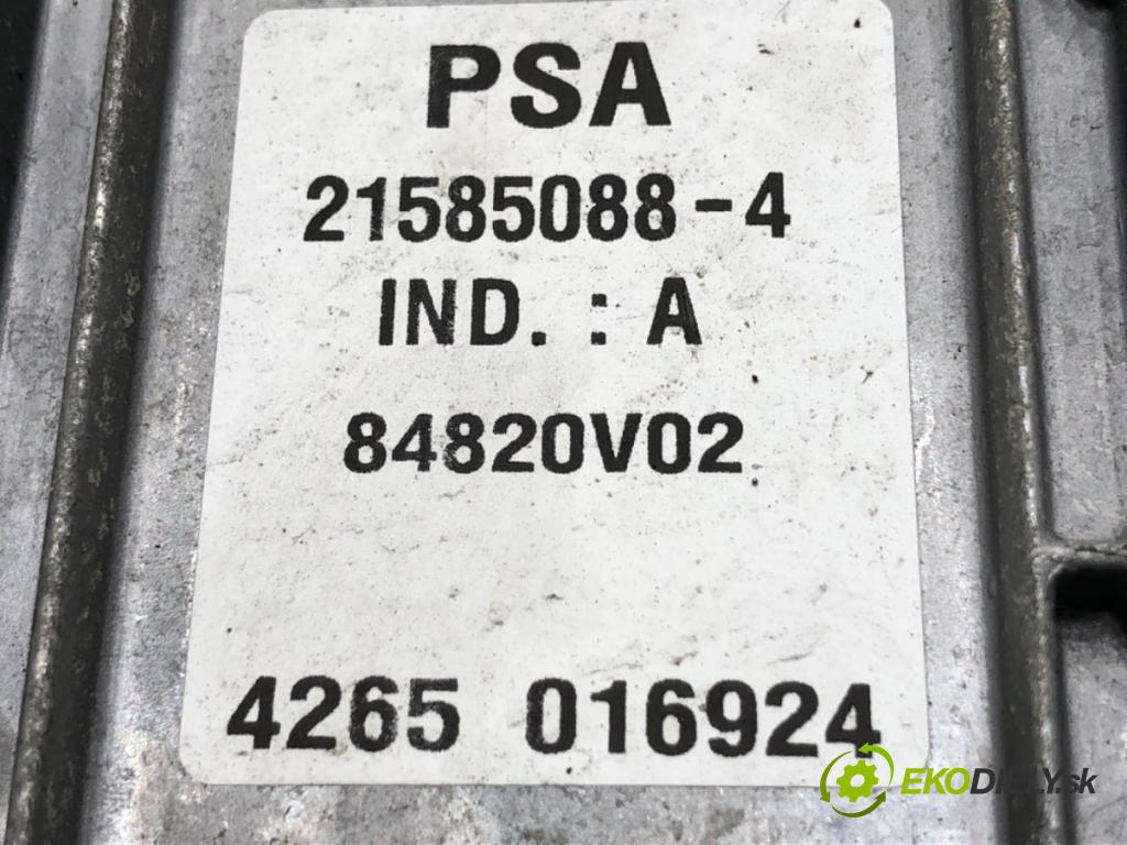 CITROEN C3 kabriolet 2005 54 kW 1.4 1360 riadiaca jednotka Motor 9656297780 (Riadiaca jednotka)