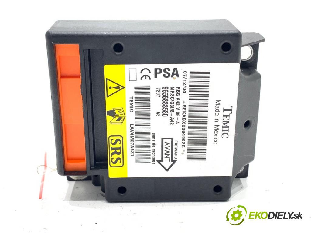 CITROEN C3 kabriolet 2005 54 kW 1.4 1360 senzor airbag 9656888580 (Snímač)