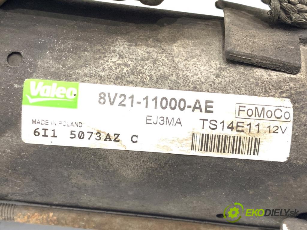 FORD FIESTA MK7 liftback 2011 51 kW 1.4 TDCi 1399 Štartér 8V21-11000-AE (Štartér)