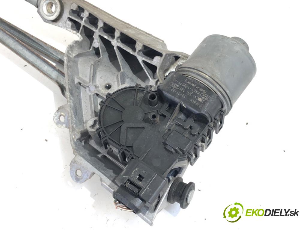 FORD FIESTA MK7 liftback 2011 51 kW 1.4 TDCi 1399 Mechanizmus stieračov predný 8A61-17500-AF (Motorček stieračov predný)
