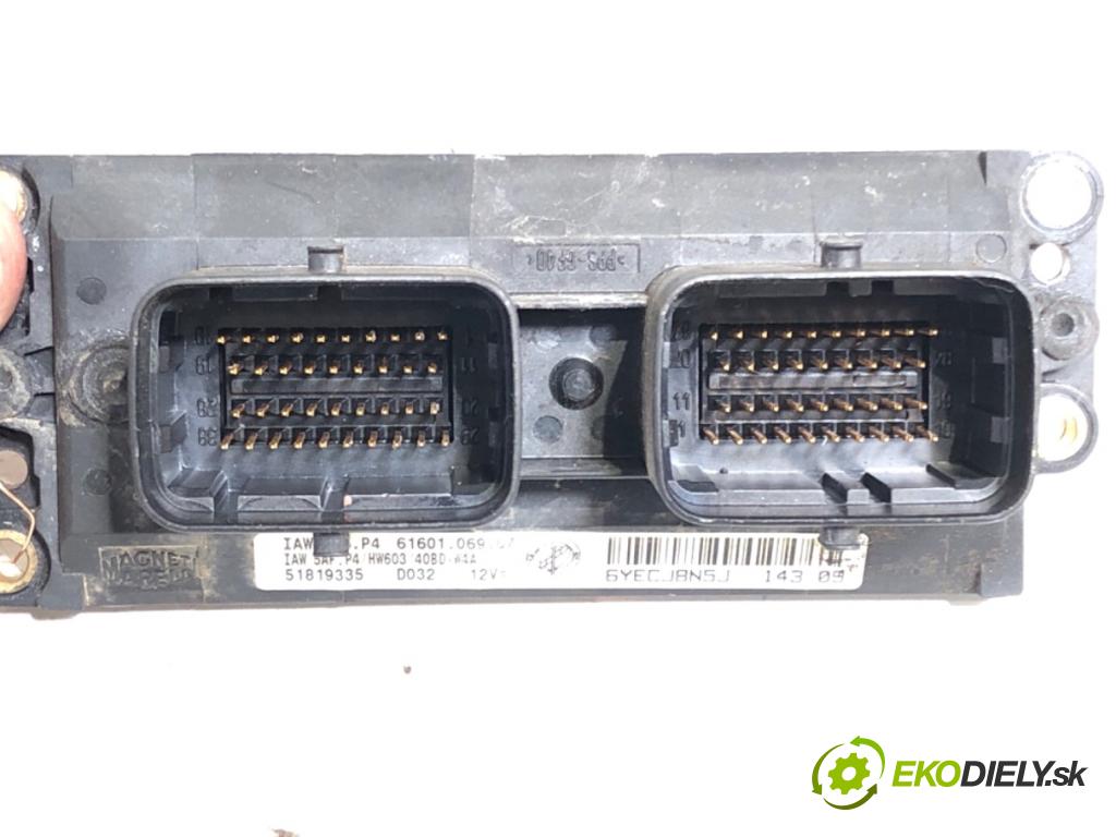 FIAT PUNTO II liftback 2009 44 kW 1.2 60 (188.030, .050, .130, .150, .230, .250) 1242 riadiaca jednotka Motor 51819335 (Riadiaca jednotka)