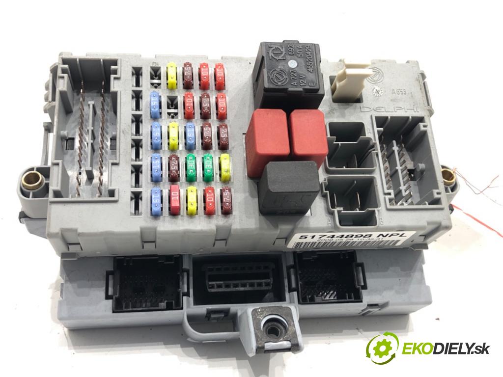FIAT PUNTO II liftback 2009 44 kW 1.2 60 (188.030, .050, .130, .150, .230, .250) 1242 Modul BSI 51744898 (Poistková skrinka)