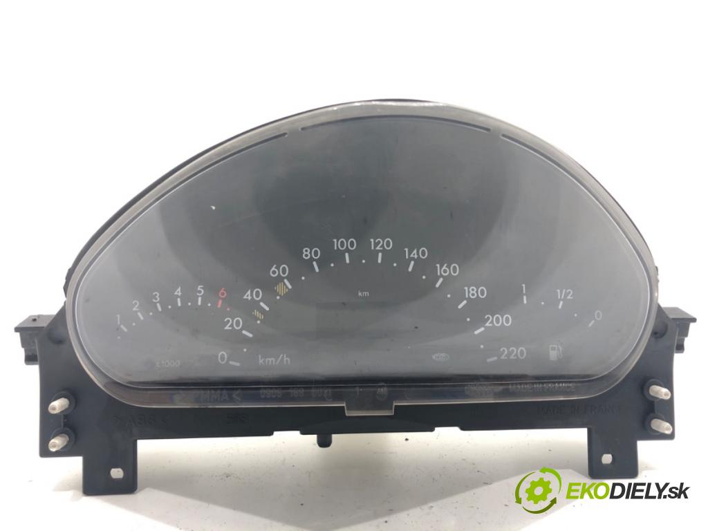 MERCEDES-BENZ W168 liftback 2002 60 kW A 140 (168.031, 168.131) 1598 Prístrojovka 1685408811 (Prístrojová doska)