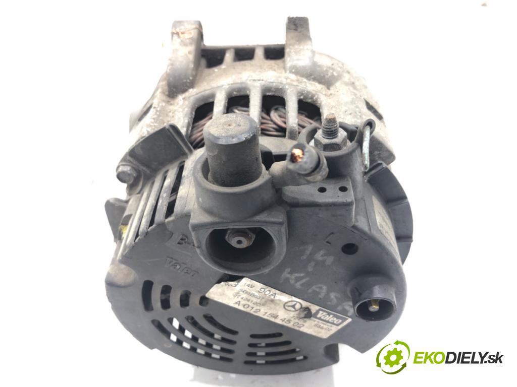 MERCEDES-BENZ W168 liftback 2002 60 kW A 140 (168.031, 168.131) 1598 Alternátor  (Alternátor)