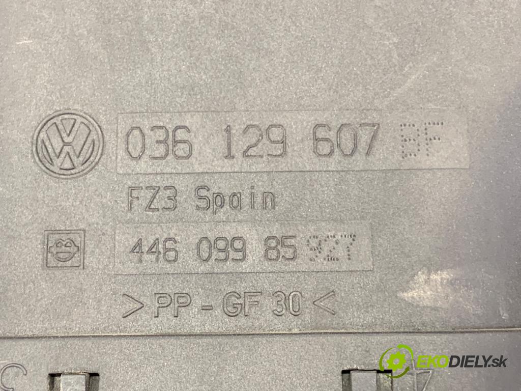 SEAT LEON I liftback 2001 77 kW 1.6 16 V 1598 kryt motora 036129607BF (Kryt motoru )