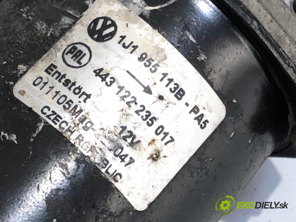 SEAT LEON I liftback 2001 77 kW 1.6 16 V 1598 Mechanizmus stieračov predný 1J1955113B (Motorček stieračov predný)