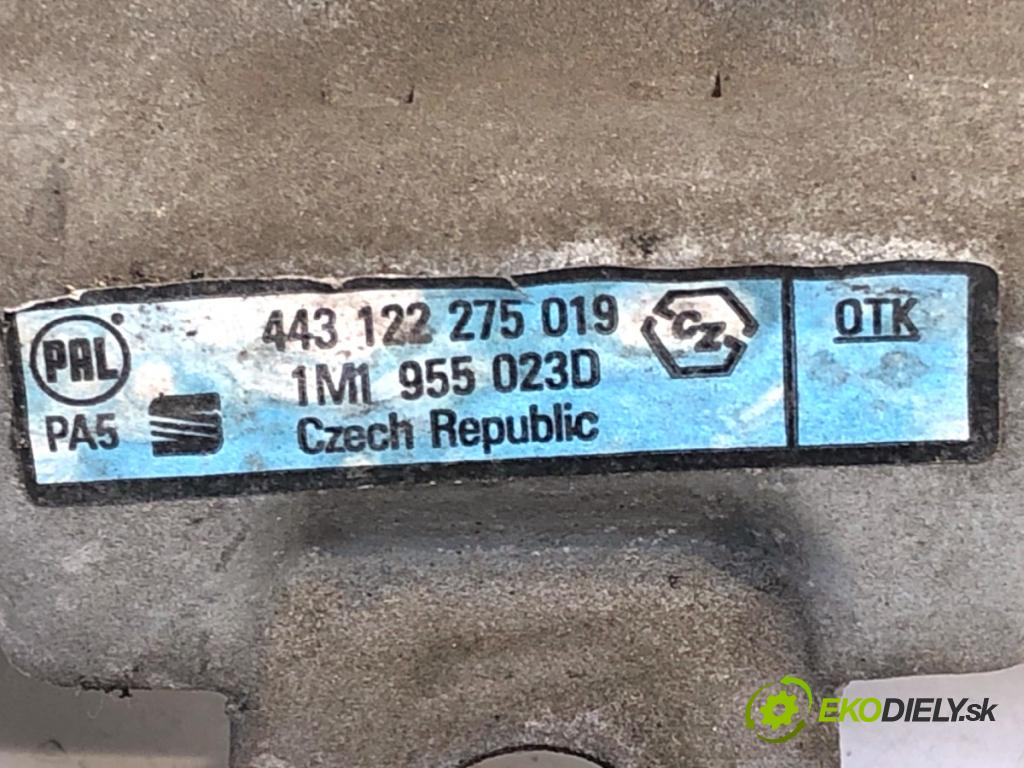 SEAT LEON I liftback 2001 77 kW 1.6 16 V 1598 Mechanizmus stieračov predný 1J1955113B (Motorček stieračov predný)