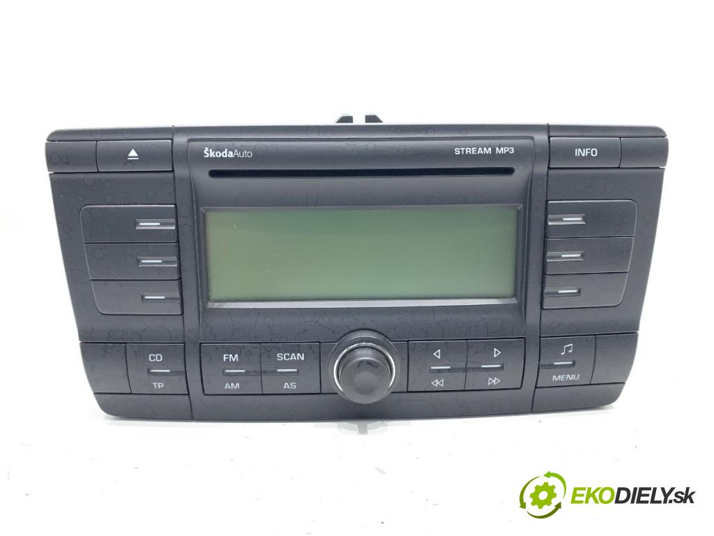 SKODA OCTAVIA II Kombi 2008 75 kW 1.6 1595 RADIO 1Z0035161C (Audio zariadenie)