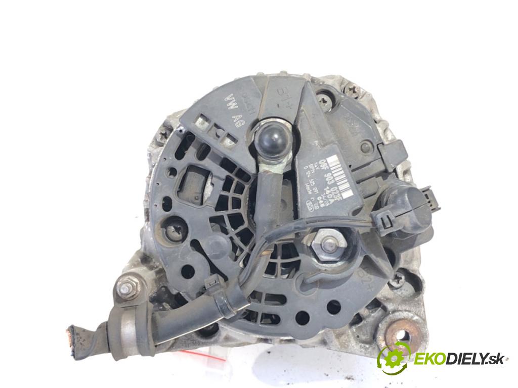 SKODA OCTAVIA II Kombi 2008 75 kW 1.6 1595 Alternátor 06F903023F (Alternátor)