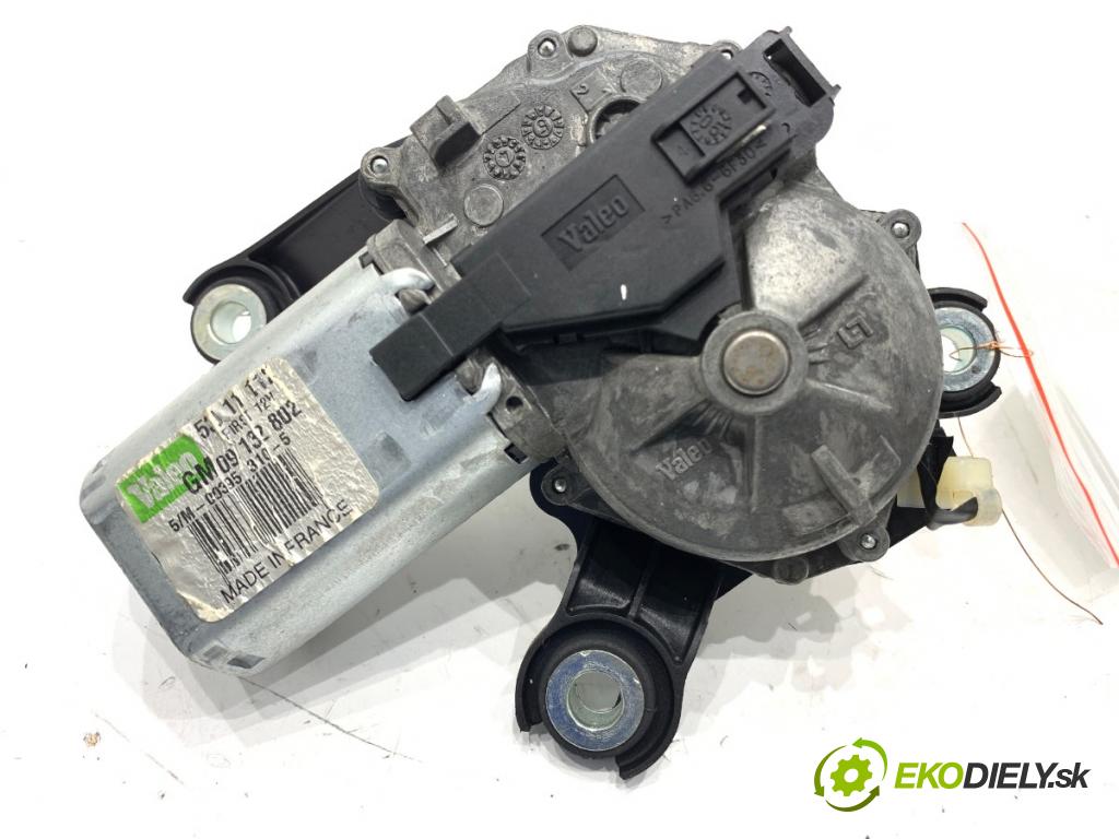 OPEL CORSA C liftback 2005 44 kW 1.0 (F08, F68) 998 motor stěračů zadní část 09132802