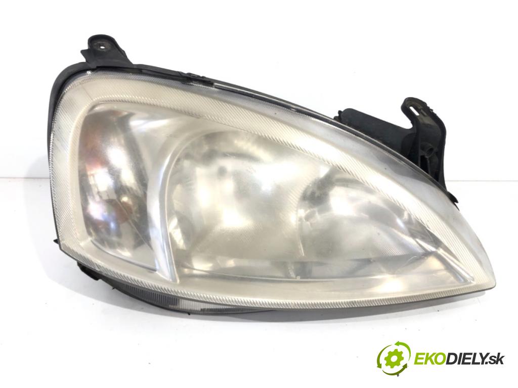 OPEL CORSA C liftback 2005 44 kW 1.0 (F08, F68) 998 Svetlomet pravy predný 