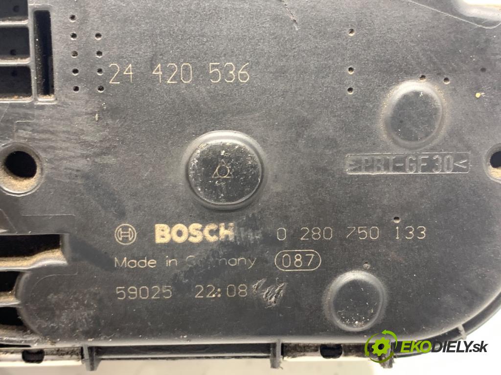 OPEL CORSA C liftback 2005 44 kW 1.0 (F08, F68) 998 Škrtiaca klapka 0280750133 (Škrtiaca klapka)