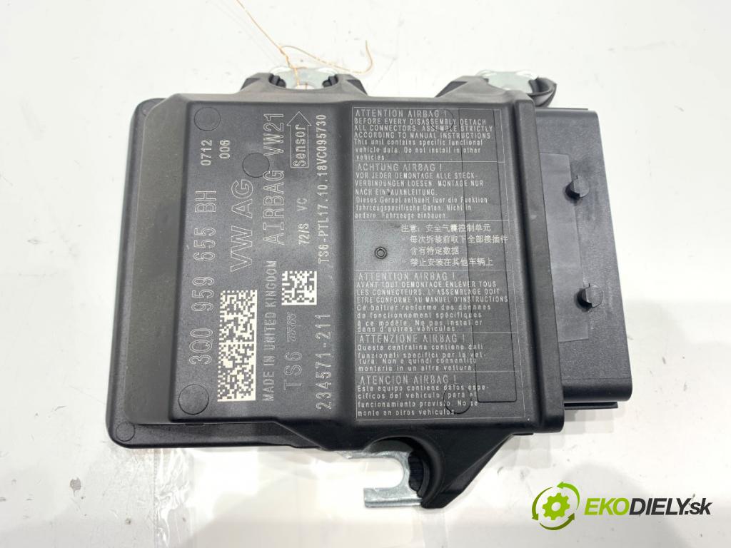 SKODA OCTAVIA III Kombi 2018 85 kW 1.6 TDI 1598 senzor airbag 3Q0959655BH (Snímač)