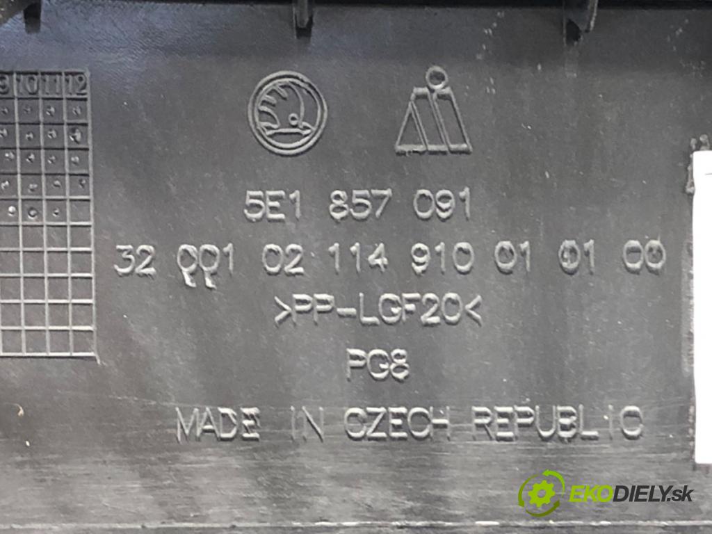 SKODA OCTAVIA III Kombi 2018 85 kW 1.6 TDI 1598 Palubná doska silentbloku pasy 5E1857091