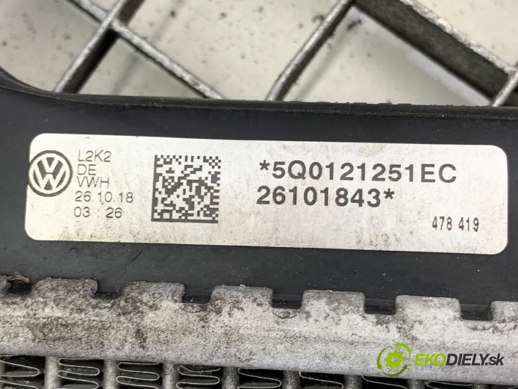 SKODA OCTAVIA III Kombi 2018 85 kW 1.6 TDI 1598 Chladič vody 5Q0121251EC (Chladič vody)