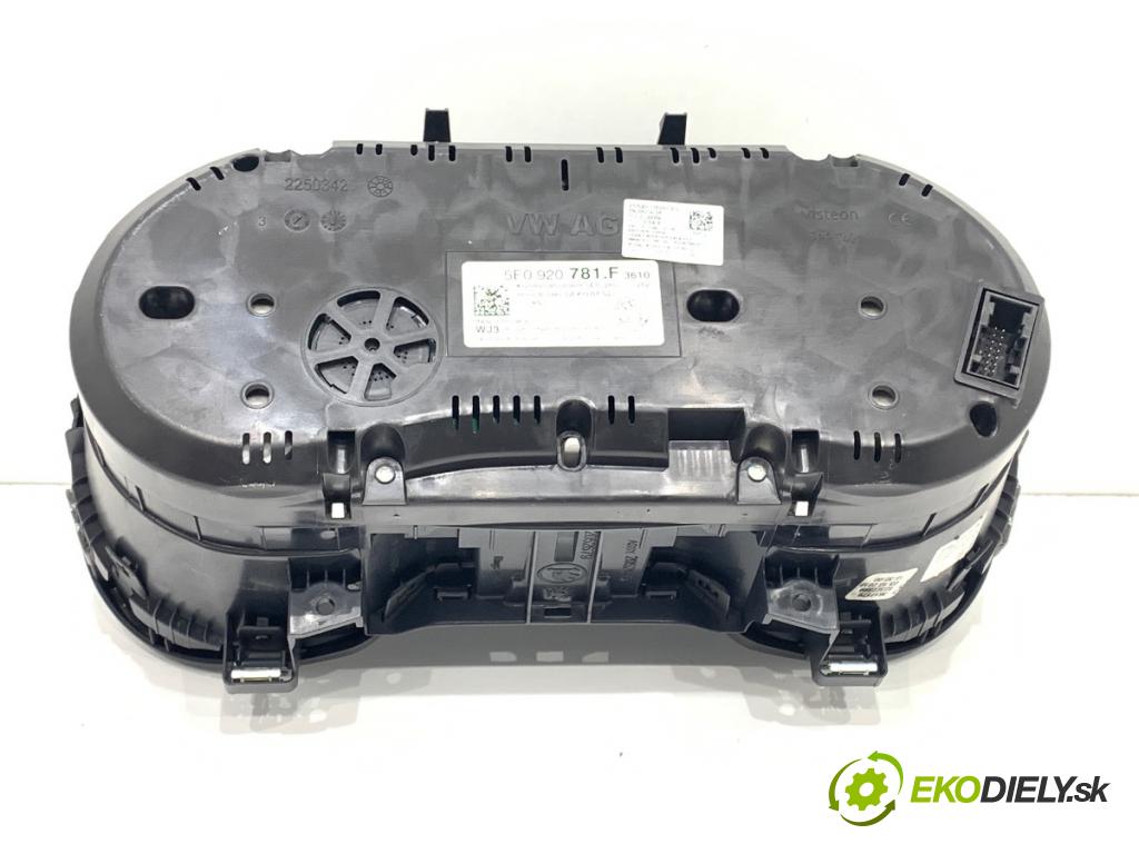 SKODA OCTAVIA III Kombi 2018 85 kW 1.6 TDI 1598 Prístrojovka 5E0920781F (Prístrojová doska)