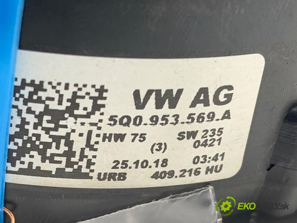SKODA OCTAVIA III Kombi 2018 85 kW 1.6 TDI 1598 Krúžok, slimák airbag 5Q0953569A (Airbag)