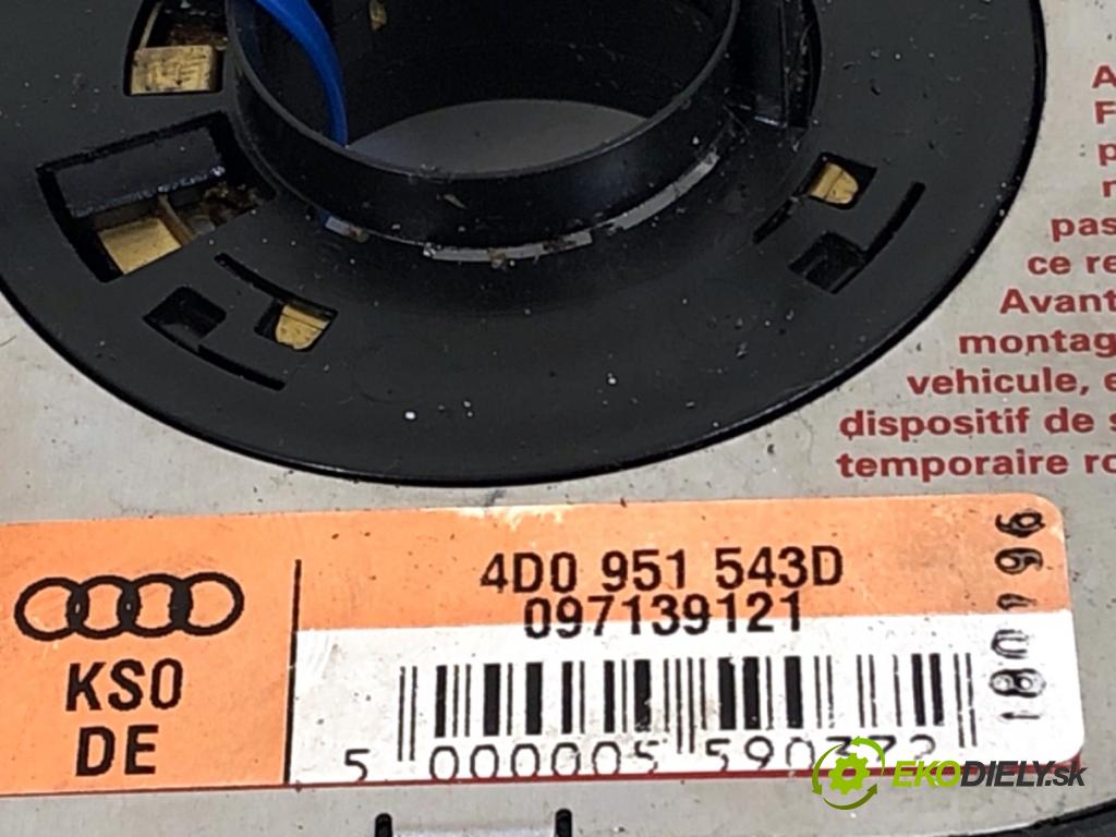 AUDI A4 B5 sedan 1996 81 kW 1.9 TDI 1896 kroužek slimák airbag 4D0951543D (Airbag)