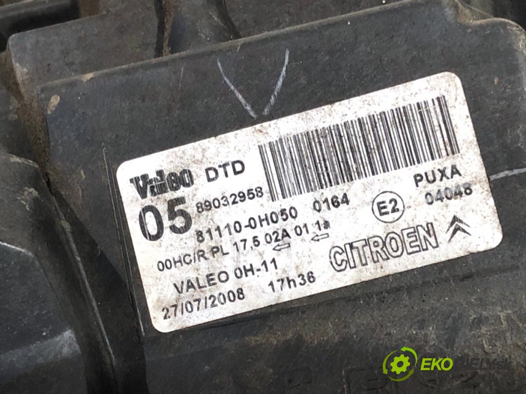 CITROEN C1 liftback 2006 50 kW 1.0 998 Svetlomet pravy predný 81110-0H050