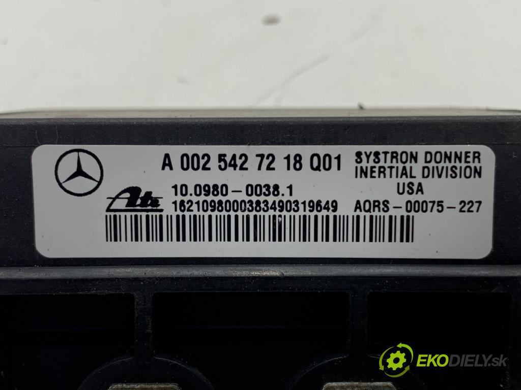 MERCEDES-BENZ W163 SUV 2001 160 kW ML 320 (163.154) 3199 snímač ESP A0025427218