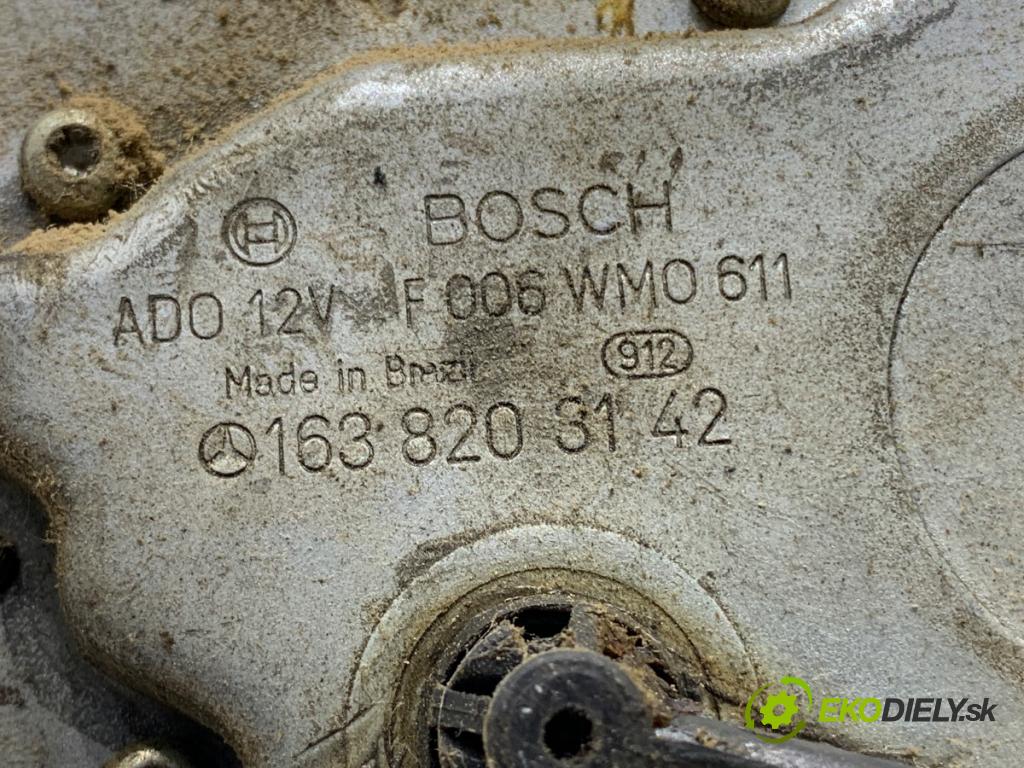 MERCEDES-BENZ W163 SUV 2001 160 kW ML 320 (163.154) 3199 motor stěračů zadní část