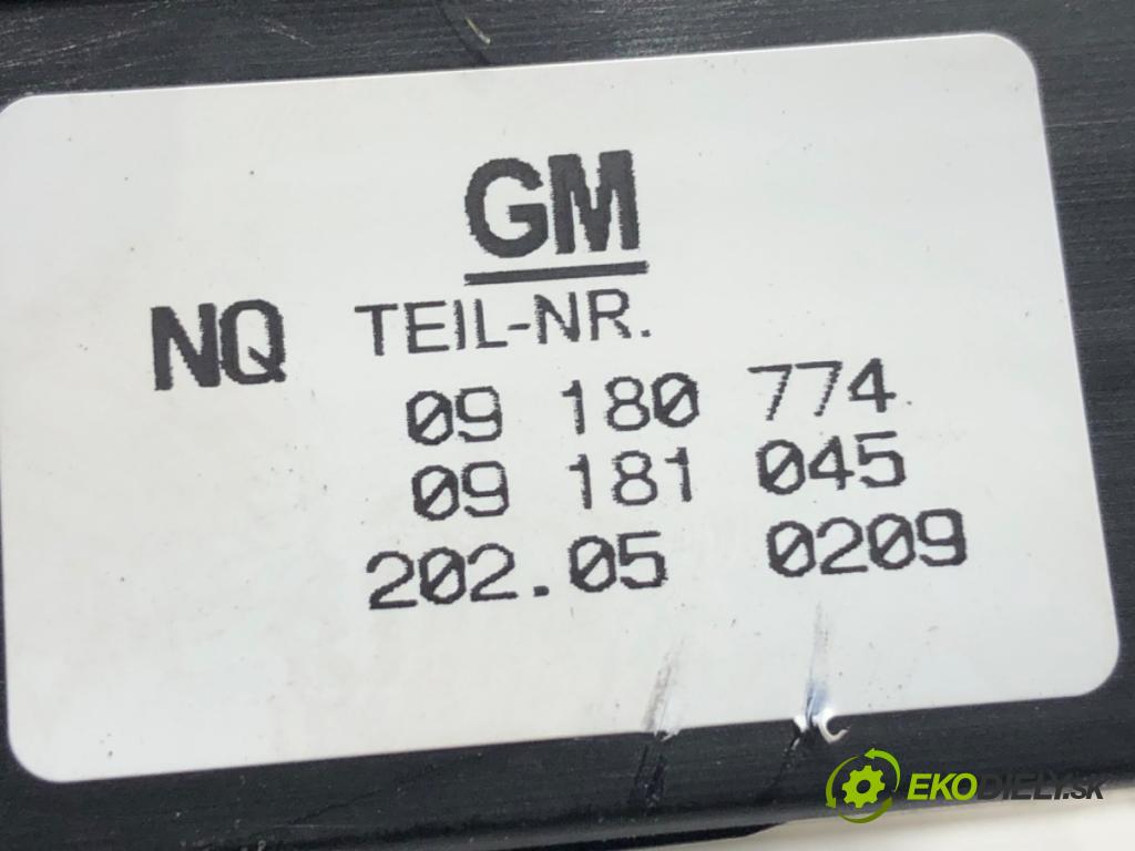 OPEL ASTRA G liftback 2000 62 kW 1.6 (F08, F48) 1598 spínač světel 09180774