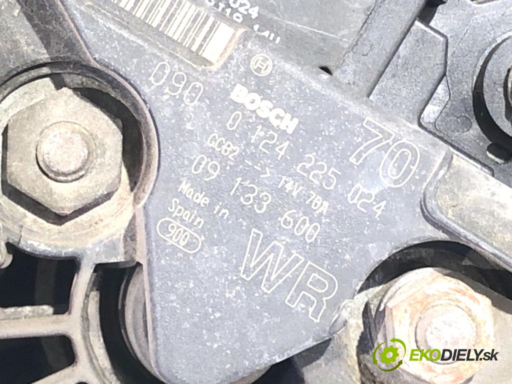 OPEL ASTRA G liftback 2000 62 kW 1.6 (F08, F48) 1598 Alternátor 09133600 (Alternátor)