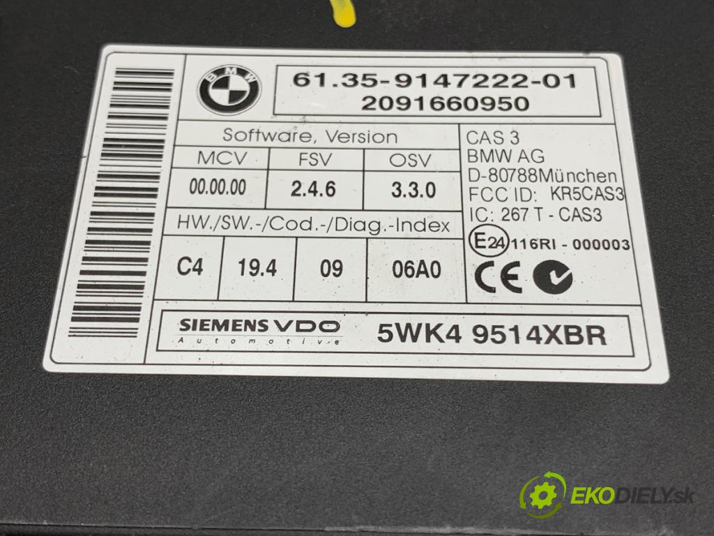 BMW E70 SUV 2009 200 kW 3.0 si 2996 Modul svetiel 9147222 (Riadiaca jednotka ostatné)