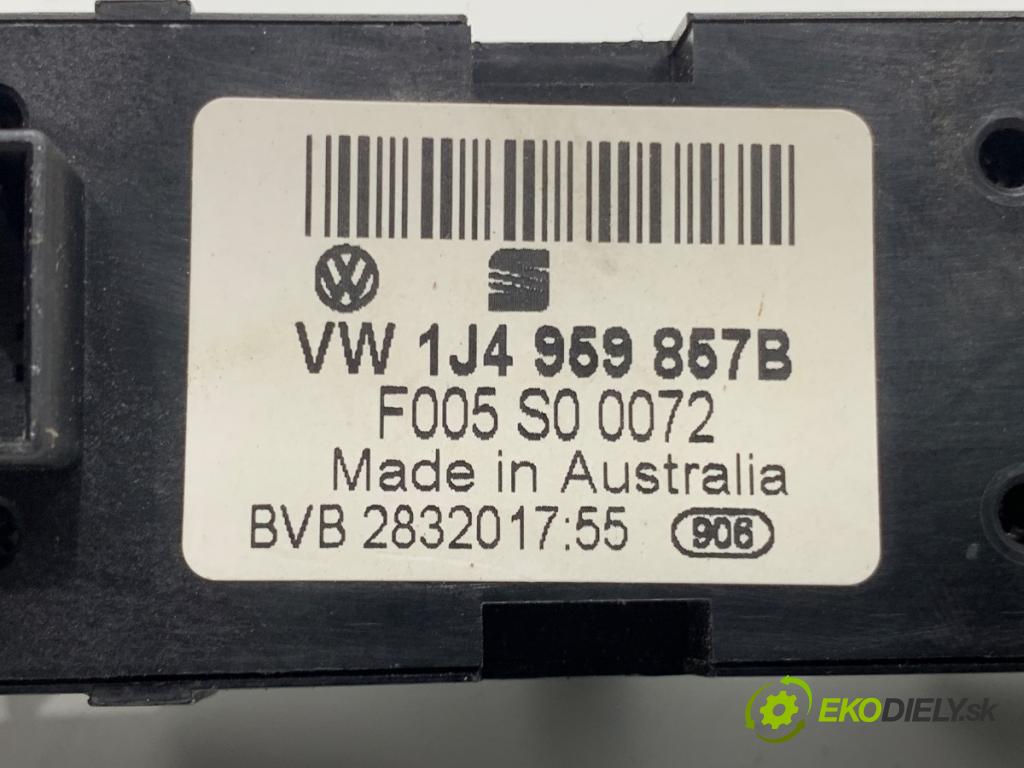 VW GOLF IV liftback 1998 74 kW 1.6 1595 Prepínač okien 1J4959857B (Prepínacie páčky pod volantom)