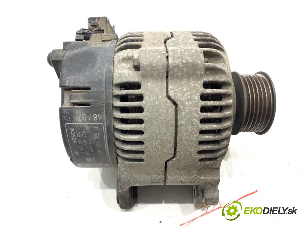 VW GOLF IV liftback 1998 74 kW 1.6 1595 Alternátor 037903025B (Alternátor)