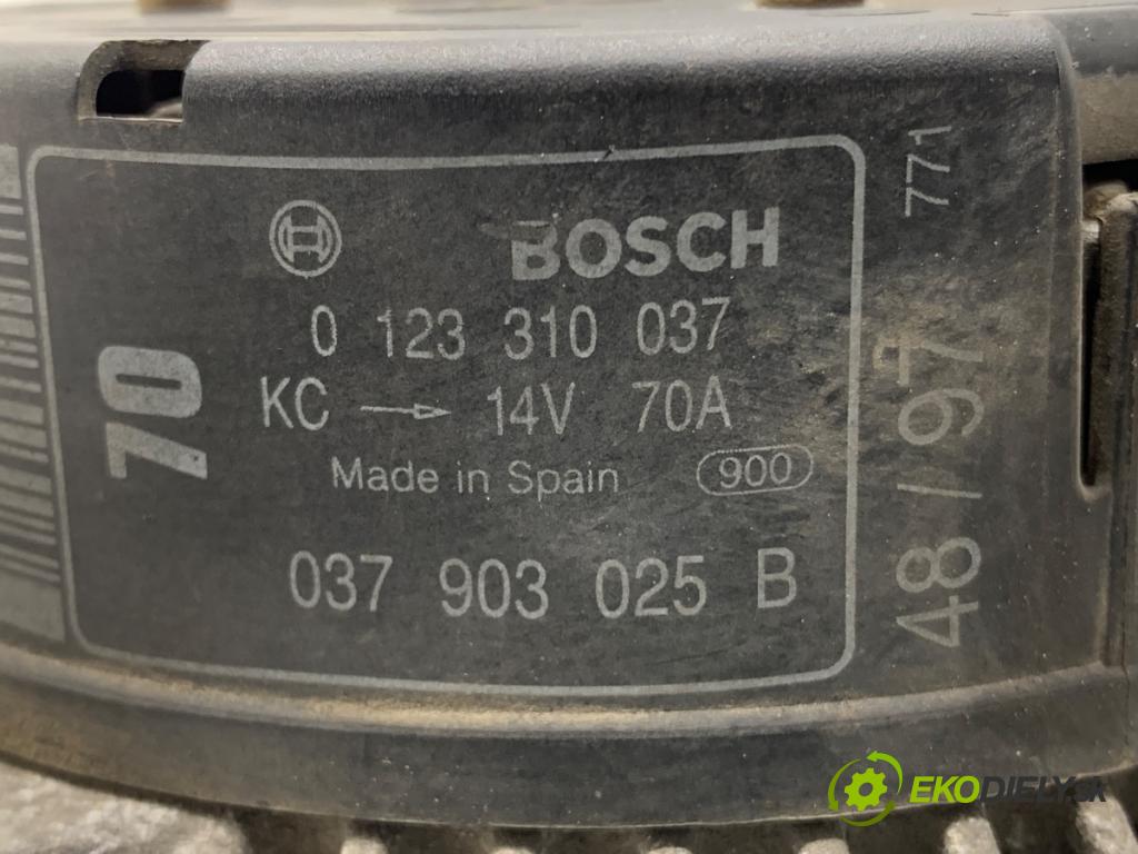 VW GOLF IV liftback 1998 74 kW 1.6 1595 Alternátor 037903025B (Alternátor)