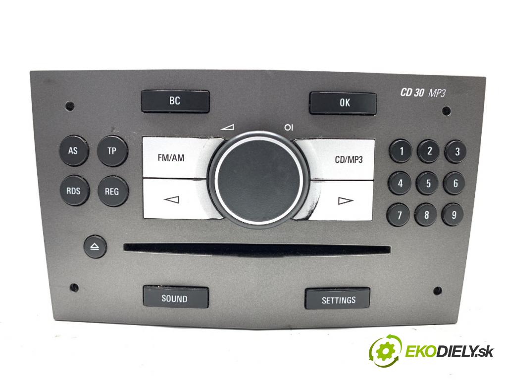 OPEL ZAFIRA B nadwozie wielkoprzestrzenne (MPV) 2006 74 kW 1.9 CDTI (M75) 1910 RADIO 13251048 (Audio zariadenie)