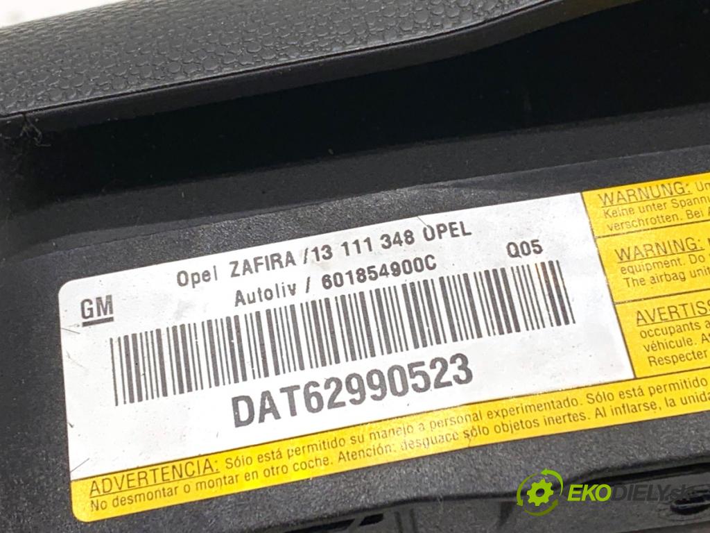 OPEL ZAFIRA B nadwozie wielkoprzestrzenne (MPV) 2006 74 kW 1.9 CDTI (M75) 1910 AirBag volantu 13111348 (Airbag)