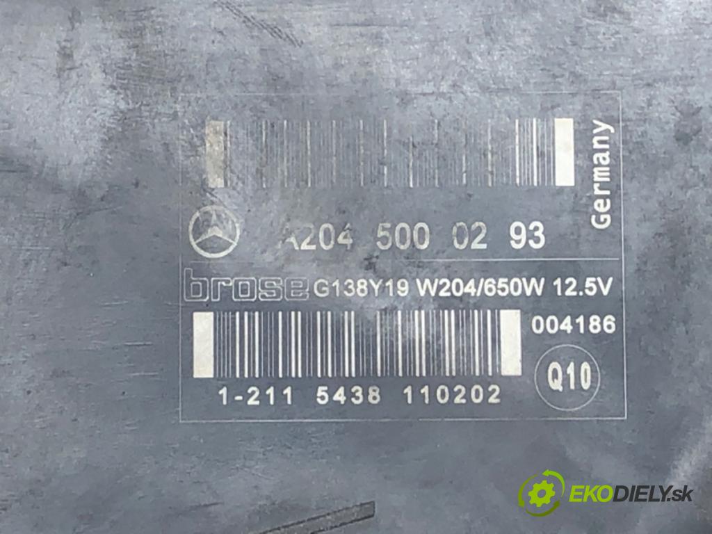 MERCEDES-BENZ C218 coupe 2013 195 kW CLS 350 CDI / d (218.323) 2987 ventilátor chladiče 2045000293 (Ventilátor)