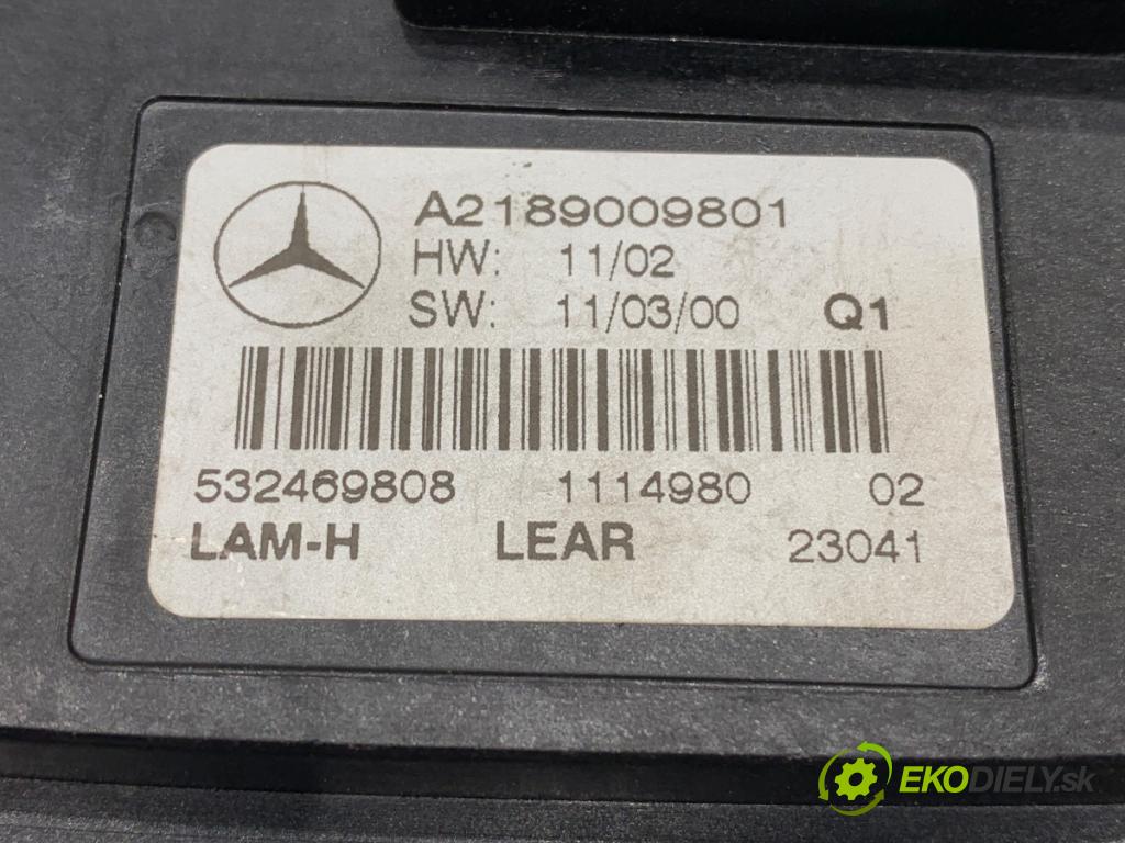 MERCEDES-BENZ C218 coupe 2013 195 kW CLS 350 CDI / d (218.323) 2987 měnič LED A2189009801
