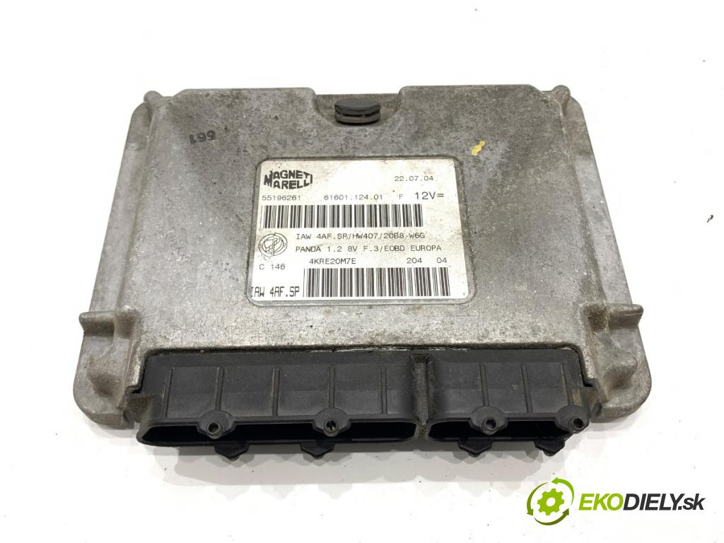 FIAT PANDA II liftback 2004 44 kW 1.2 (169.AXB11, 169.AXB1A) 1242 riadiaca jednotka Motor 55196261 (Riadiaca jednotka)