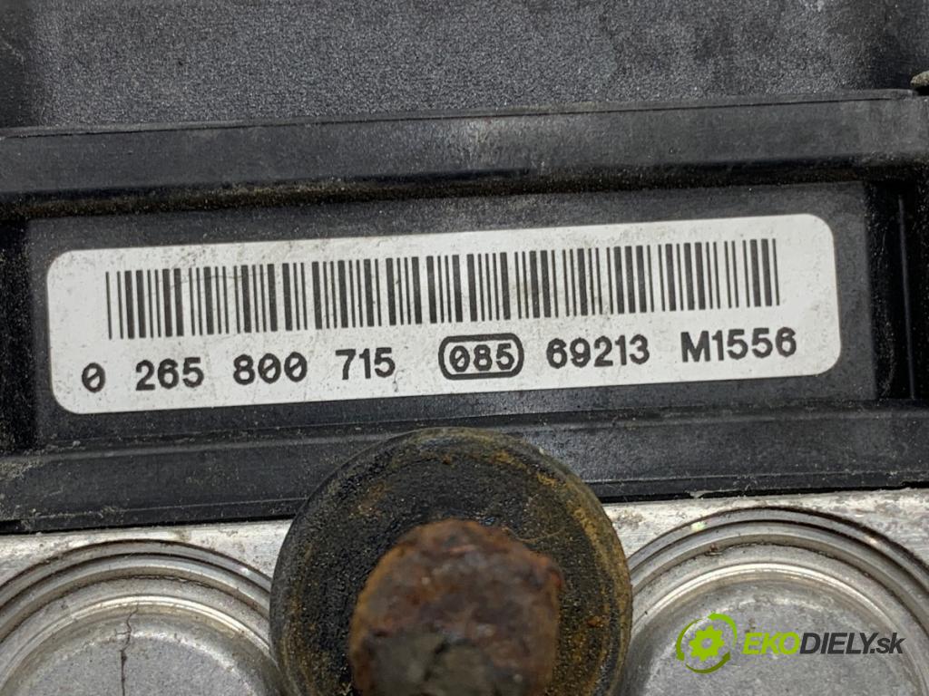 FIAT PANDA II liftback 2004 44 kW 1.2 (169.AXB11, 169.AXB1A) 1242 pumpa ABS 0265231312 (Pumpa ABS)