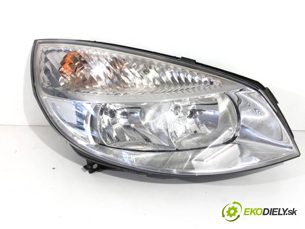 RENAULT SCÉNIC II nadwozie wielkoprzestrzenne (MPV) 2004 88 kW 1.9 dCi (JM0G, JM12, JM1G, JM2C) 1870 Svetlomet pravy predný 