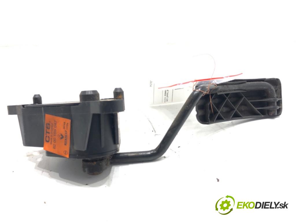 RENAULT SCÉNIC II nadwozie wielkoprzestrzenne (MPV) 2004 88 kW 1.9 dCi (JM0G, JM12, JM1G, JM2C) 1870 Potenciometer plynu 8200159647 (Potenciometer plynového pedálu)