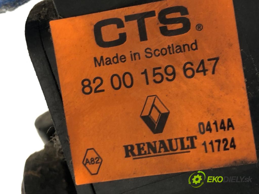 RENAULT SCÉNIC II nadwozie wielkoprzestrzenne (MPV) 2004 88 kW 1.9 dCi (JM0G, JM12, JM1G, JM2C) 1870 Potenciometer plynu 8200159647 (Potenciometer plynového pedálu)