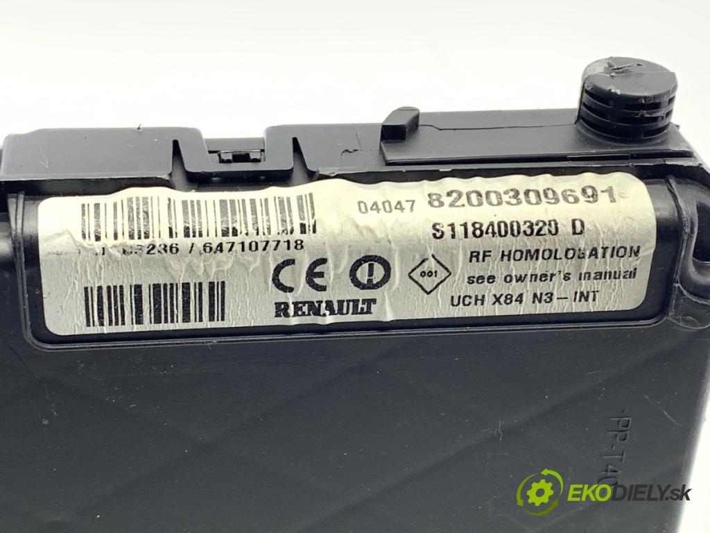 RENAULT SCÉNIC II nadwozie wielkoprzestrzenne (MPV) 2004 88 kW 1.9 dCi (JM0G, JM12, JM1G, JM2C) 1870 Modul UCH 8200309691 (Riadiaca jednotka ostatné)