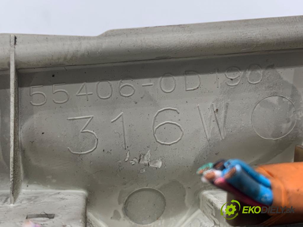 TOYOTA YARIS II liftback 2006 51 kW 1.0 VVT-i (KSP90_) 998 Panel ovládania kúrenia 55406-0D190 (Prepínacie páčky pod volantom)